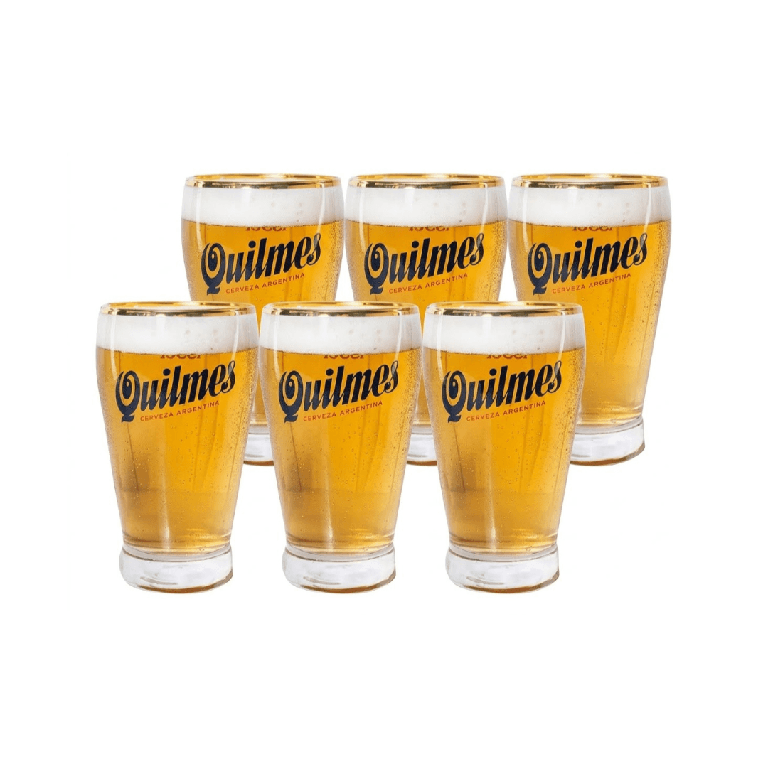 Pack 6 Unidades Vasos Quilmes Murphy 500 Ml