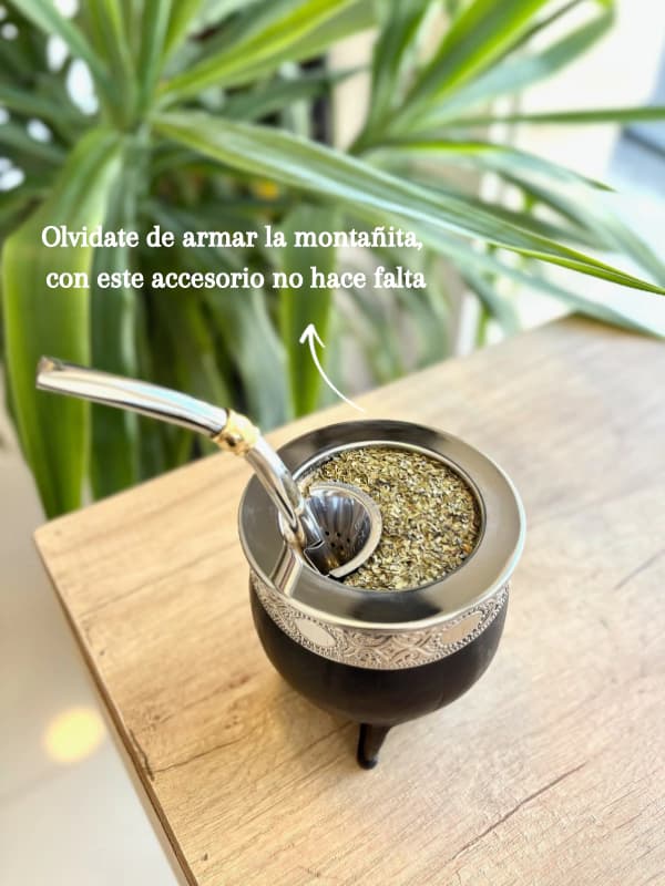 Cosito Del Mate Plateada 3 Cm Acero Inox. Accesorio Bombilla