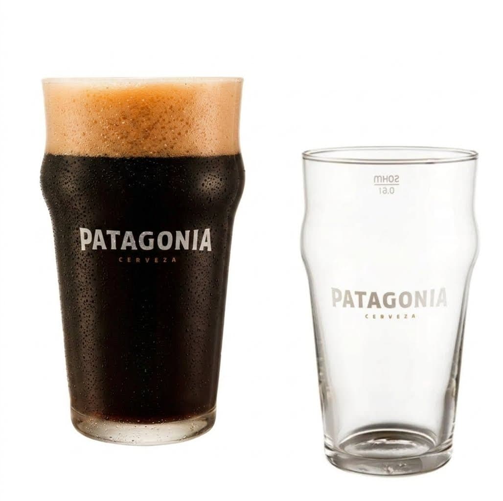 Vaso Patagonia Nónica X 1 Unidad Cerveza 500 Ml Vidrio