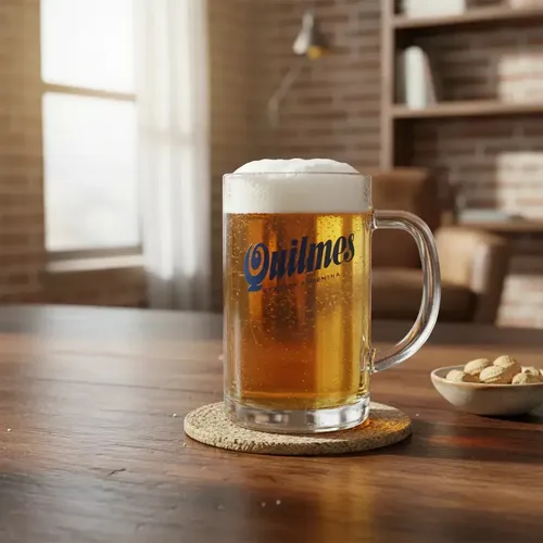 Vaso Chop Quilmes Clásico Vidrio 473 Ml En Caja